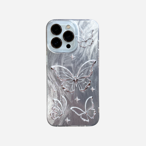 Funda Butterfly Silver™ - iPhone 13 - 16 Series